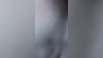 Daddy gagged choked and blindfolded me with anal hook ending inside facial
