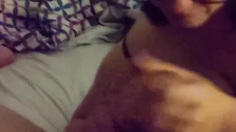 Wake him up to gives ORAL SEX : EJACULATES into my mouth (Amateur)
