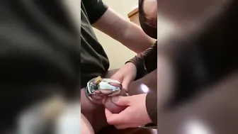 Four porn video – Posing his Blue nuts after four days inside no nut November