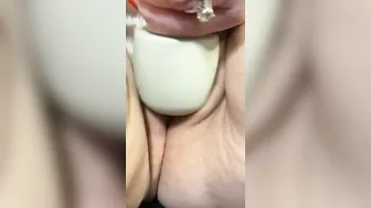 Clitoris orgasm multiple sex toys by beauty MILF fiance