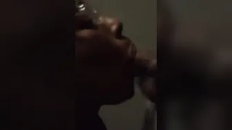 Sloppy fellatio after a break up