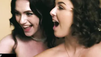 Family Grind - Yummy Teenagers Stepsisters Obey Their Step Daddy And Let Him Stretch Their Tight Twats