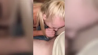 Recreating his dream of a very long sloppy HEAD with his cougar housewife