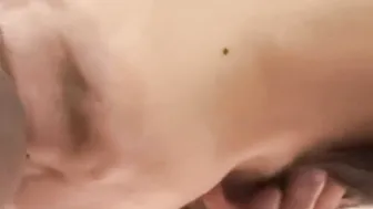 Skinny 3some eastern bimbo blows 2 dicks