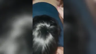 Pussylicking back shots threesome