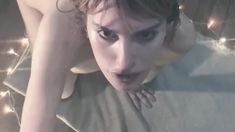Boned Face and Cummed. Fantastic Freaky 18 yo Lovers She blows penis