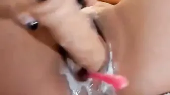Squirting Cumshot Comes Out Of My Vagina