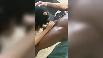 Bianca bandz Throat Vs Chocolate Plumber big black dick