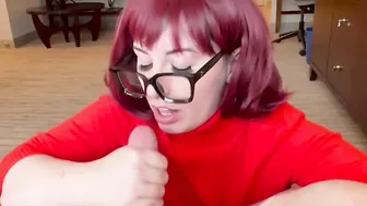 Velma blows  swallows your fat load