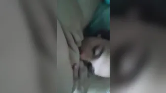 View me cum all over daddies face