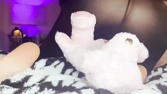 Bailey Farting On Stuffed Animal Face