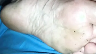 Amateur Milf Dirty Feet Cumshot