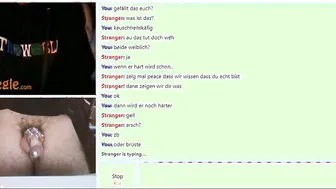 2 Goddess German girls butt g-string and titties chastity dick
