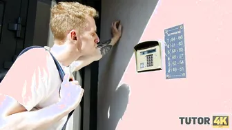 TUTOR4K. Boy deletes tutors dress and harshly fool around with