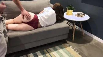 My husband’s friend woke me up with a dick cum