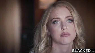 BLACKED Sex-addicted small Blonde cant resist big black cock