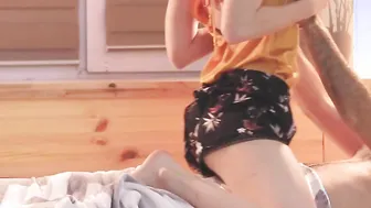 Long erotic PETTING makes me cum before passionate love sex