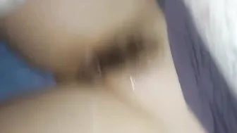 Her cunt splattered with big load of sperm