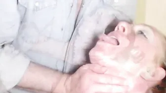 Bent Over 9 Months Pregnant Wifey Screwed Rough Cum Inside Mouth and CumSwap (Almost Induced) - BunnieAndTheDude