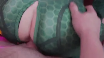 Cosplay bimbos talks filthy and bounces on a penis like kinky (with Darko Mur)