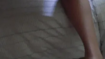 Dark Hair small hispanic 19 year old Step Sister Maya Bijou Helping Brother with sex point of view