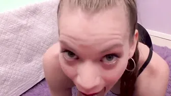 Erin Everheart Blows And Opens Her Asshole To A Gigantic Cock