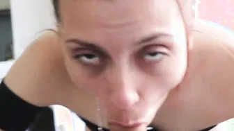 Fucking step sister before MILF getting home pov (caught at the end)