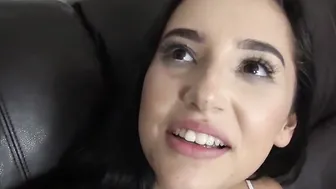 Dark Hair Hispanic Teenie Stepsister Becky Sins Boned By Gigantic Cock Stepbrother While She Plays Sex Tape Games point of view