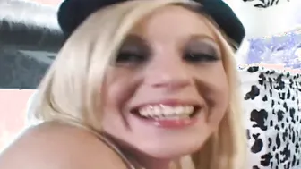 Blonde Teens with natural breasts picked up for sex inside