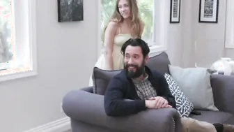 18 Year Old Step Daughter Seduces Daddy After Milf Fuck Her Bf - Audrey Hempburne Tommy Pistol