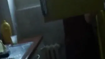 18 dark hair blows and fucks penis for Bae cumming