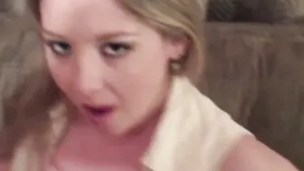 Penis Drainer Sunny Lane Getting Face Stuffed With Her Neighborss Penis