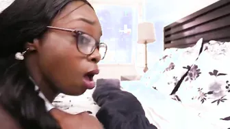Gigantic African Ass riding White Dick