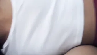 Napping dark haired Step Sister fucks Brother point of view - Amara Romani