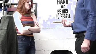 Teenage Shoplifter Gets Arrested And Fucked Hard By Cop - Ariana Carraway