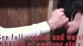 Swedish Amanda suck and plowed inside Glory hole