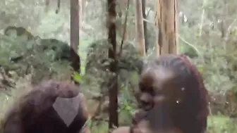 African Lebsian Snatch Stretched and Licked to goddess Female Orgasm
