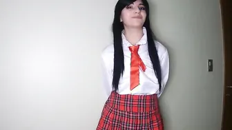 Blue-Eyes Babe's First Time On Camera in Racy Teen Role Play Scenario
