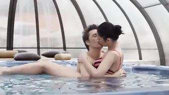Old4k porn video – OLD4K. Russian Angie Moon has vagina filled with older penis inside the pool