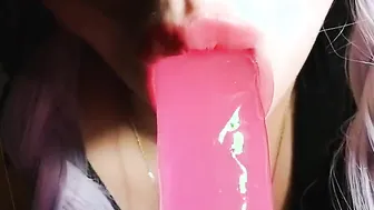 Cunt with mouth into Mesh Bodystockings Sucking Off  Masturbate Twat Sex Toy