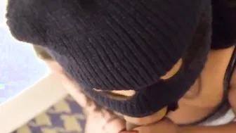 New Orleans hoe skank gave my BBC fellatio and deep throat on Bourbon Street and caught my cum inside her mouth