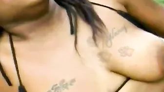 Thick african hoe lifts legs to gotten her dripping vagina