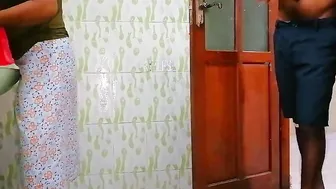 Worker porn video – Fucking my co-worker inside bathroo my wifey is at work
