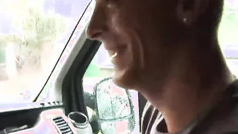 German Casting porn video – Geile Anhalterin fickt mit deutschem Typ im Bumsbus Outside
