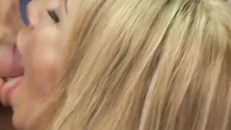 Stunning big titted blonde fucks her freaky boxing trainer