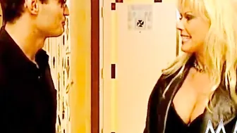 Big Titted beauty rides anally a fat dick