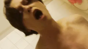Suction porn video – Fiance fucking suction cup toy til she jizzes