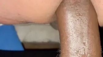 Ebony boy at a college party