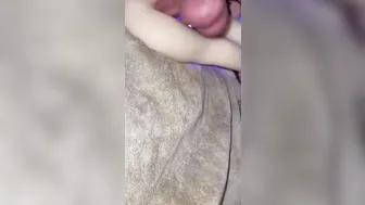 Stockings holes filled by veiny penis