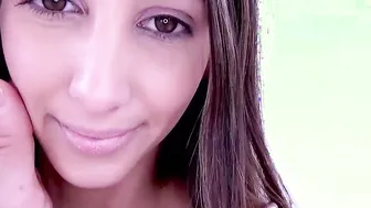 Thin Dark Haired is voluptuous at sucking off penis point of view casting